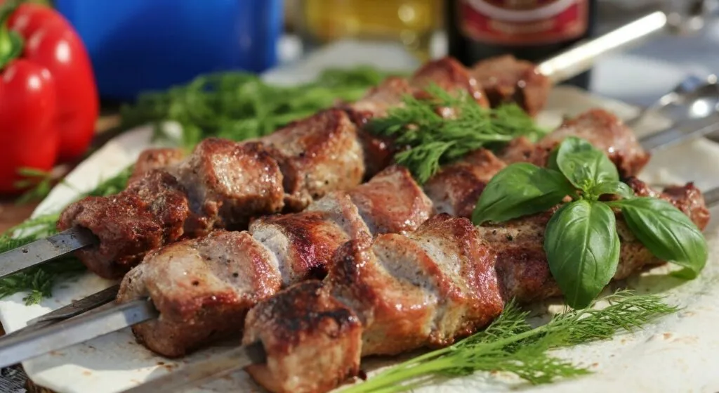 Шашлик з лимоном і мінералкою